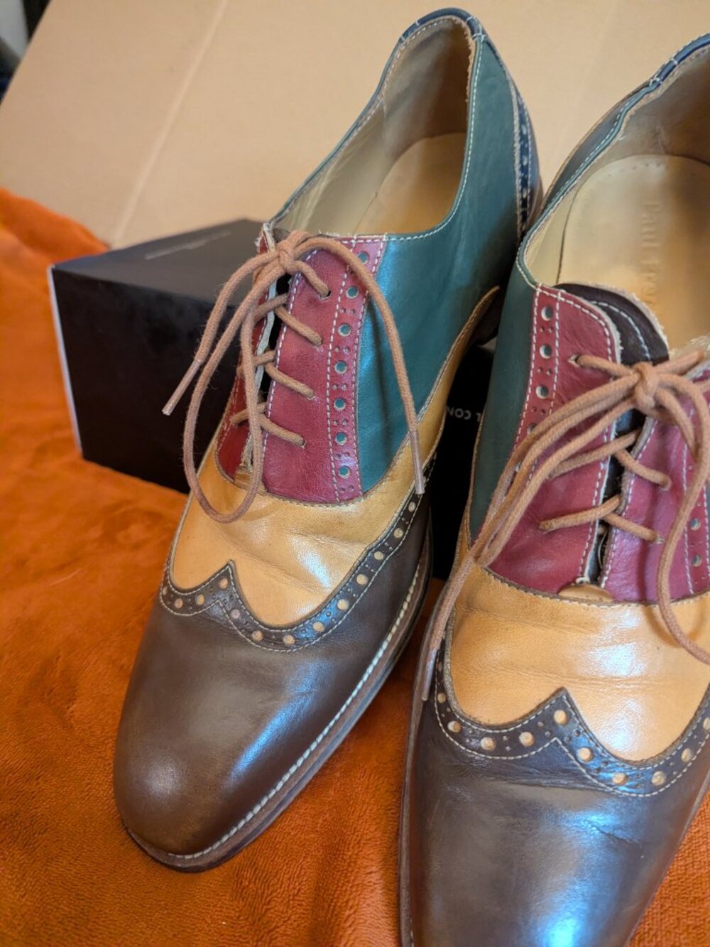 Paul Fedrick "Cucio" Mens Shoes  Made in Italy Size 10.5